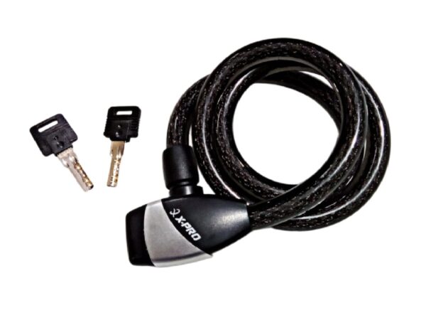 CANDADO CABLE C/LLAVE 15 X 1000MM