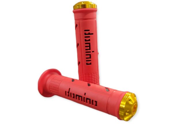 MANUBRIOS MOTO GOMA DOMINO TOPE ALUM.