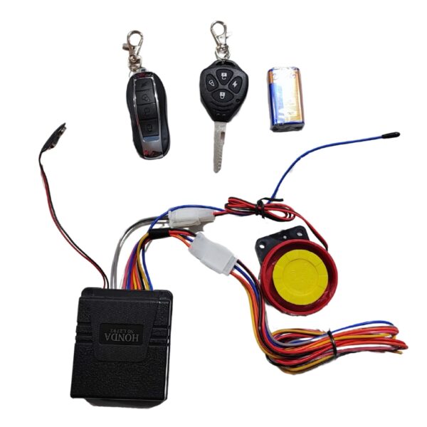 ALARMA MOTO DOBLE CONTROL C/AUT.Y BLOQ.